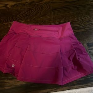 Magenta lululemon skirt